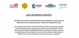 Aetram se moviliza para protestar por la prohibicion de acceso a la zbe de madrid