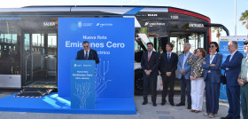 Vectalia presenta el primer autobus electrico de alicante y 20 hibridos