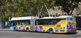 Grupo soledad y nexen transforman los autobuses en obras de arte