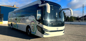 El autocar electrico de king long aterriza en espana