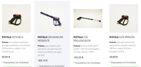 Istobal amplia su tienda online con accesorios y repuestos