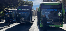 Murcia prueba tres modelos de autobuses electricos