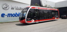 Irunbus recibe cuatro autobuses electricos de irizar e mobility