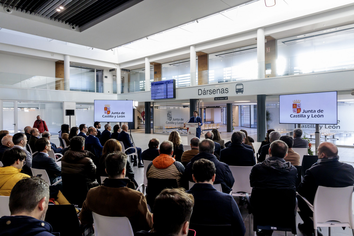 Castilla y leon inaugura la nueva estacion de autobuses de leon