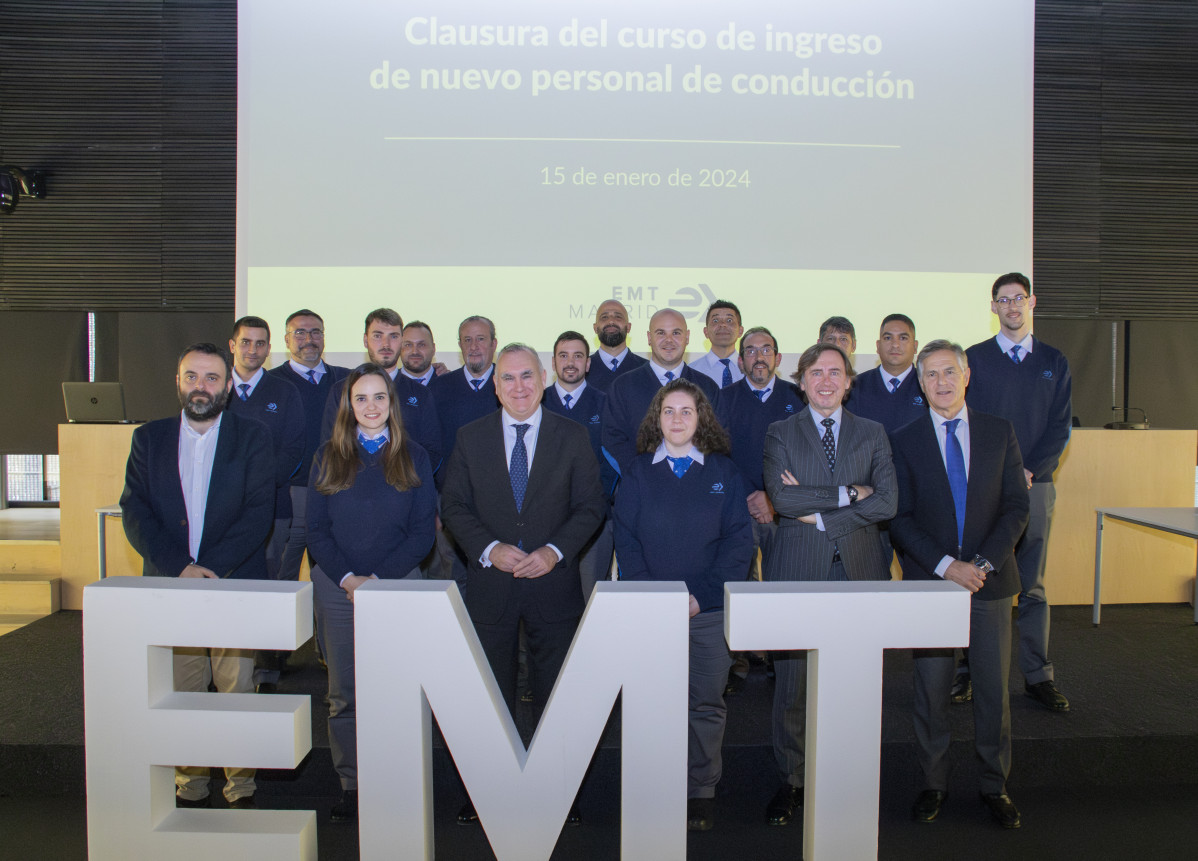 La emt de madrid incorpora 13 nuevos conductores