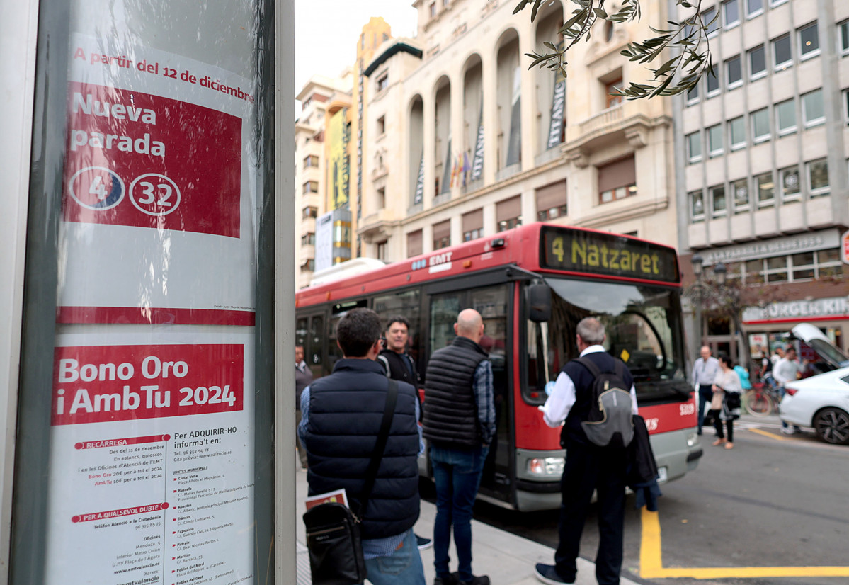 Las nuevas lineas al centro de la emt de valencia crecen un 20