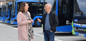 Dbus comienza las obras para electrificar el servicio