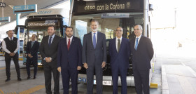 El rey clausura el centenario de alsa visitando la estacion de oviedo