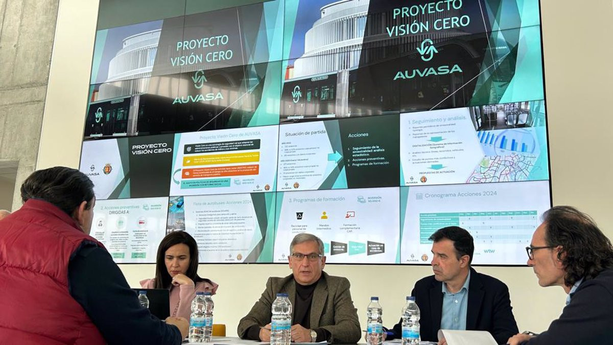 Auvasa presenta el proyecto vision cero