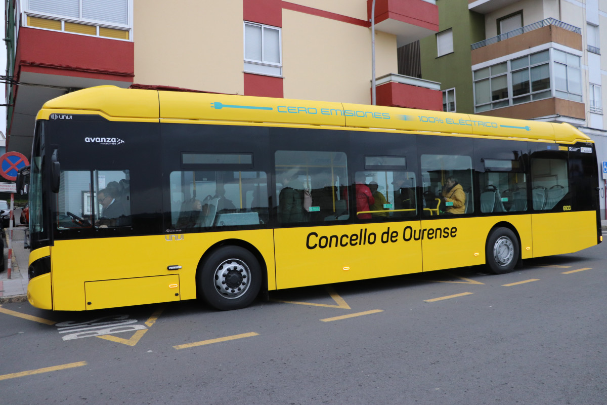 Ourense incorpora su segundo autobus electrico
