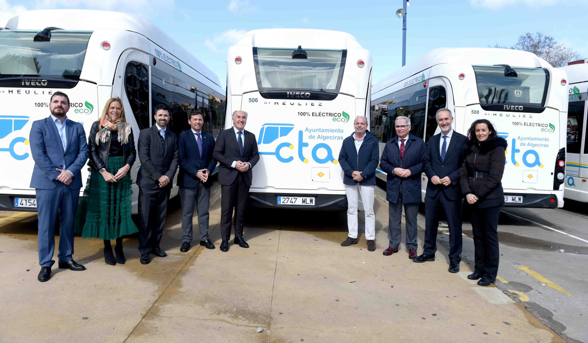 Algeciras incorpora 10 autobuses iveco a la flota del transporte urbano