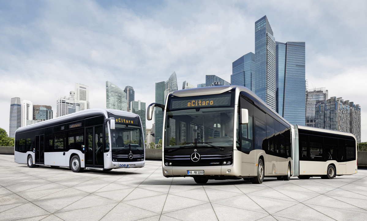 Los dos autobuses electricos de ceuta seran mercedes benz ecitaro