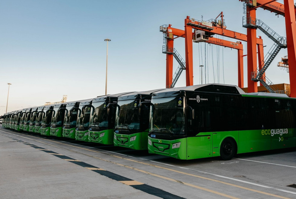 Titsa recibe 75 nuevos autobuses de scania