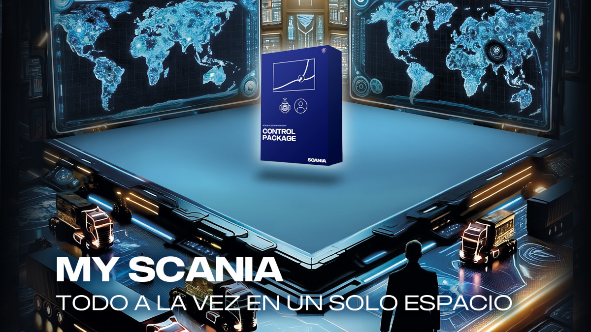 Scania presenta los servicios digitales paquete control