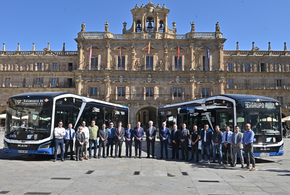 Salamanca pone en servicio los primeros autobuses electricos