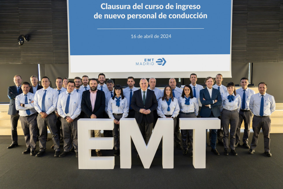La emt de madrid incorpora 15 nuevos conductores