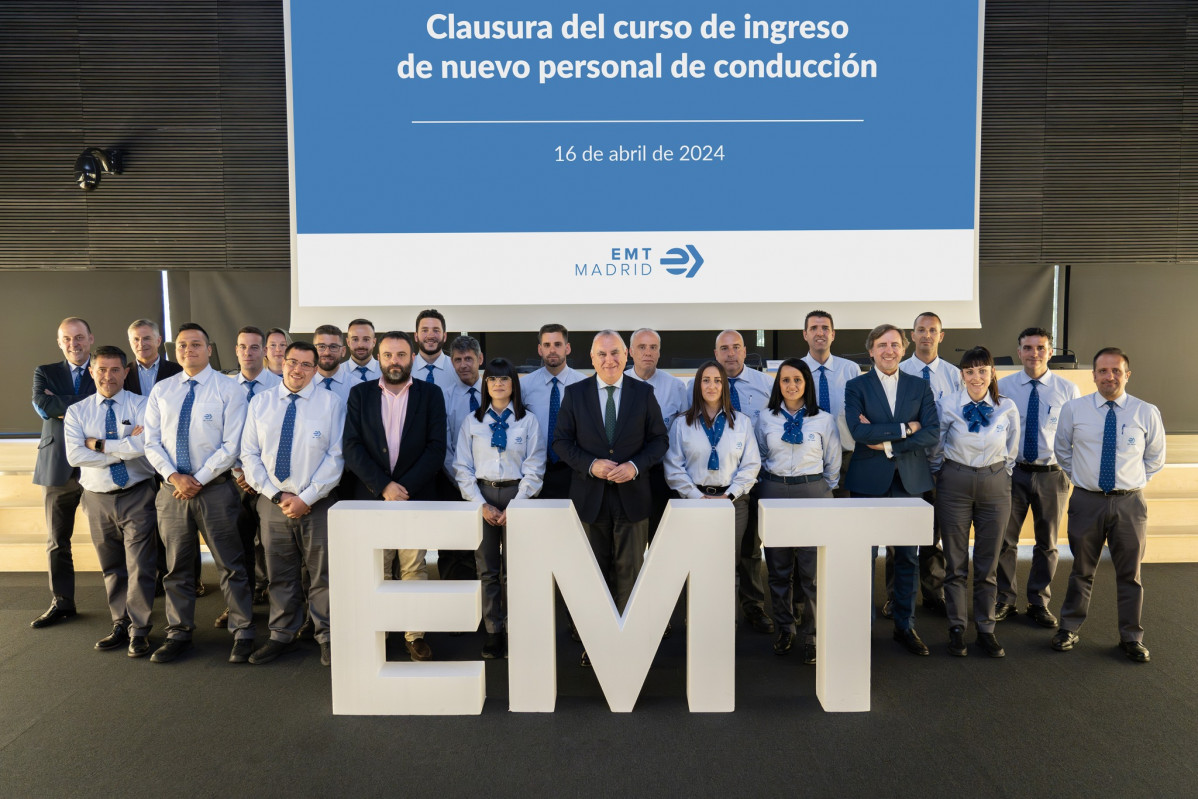 La emt de madrid incorpora 15 nuevos conductores