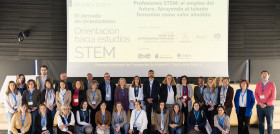 Carabante inaugura la iii jornada de orientacion en estudios de la catedra mujer stem