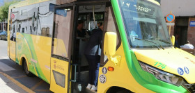 Mas de un millon de viajeros uso el transporte urbano de chiclana en 2023
