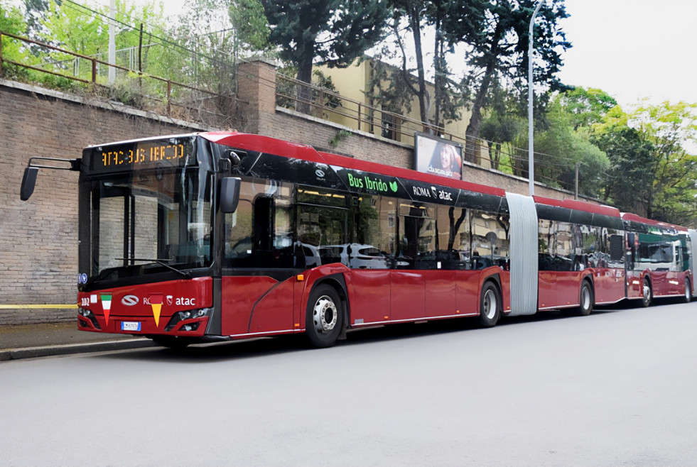 El transporte publico de roma encarga 244 autobuses a solaris