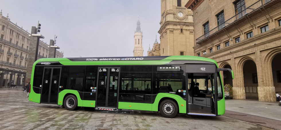Zaragoza instalara 40 cargadores para los nuevos autobuses eletricos de avanza
