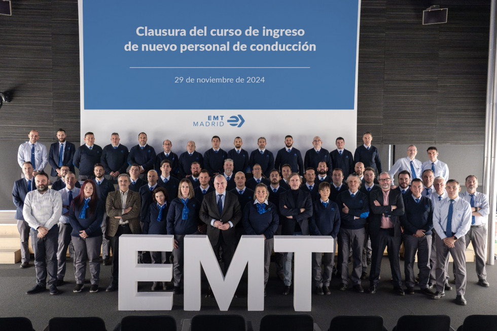La emt de madrid incorpora a 38 nuevos conductores