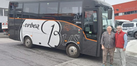 Orbepas bus estrena un microbus novo de isuzu
