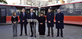 Murcia refuerza su flota urbana con siete nuevos autobuses
