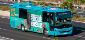 Global pone en marcha una linea circular con cinco crossway de iveco