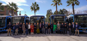Emtusa de huelva estrena sus primeros 10 autobuses electricos