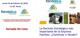 Fandabus celebrara una jornada online sobre la empresa familiar