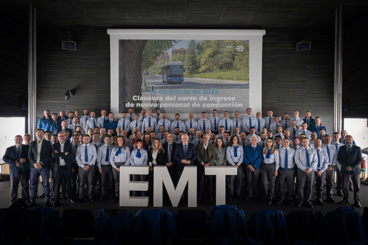 La emt de madrid incorpora 80 nuevos conductores