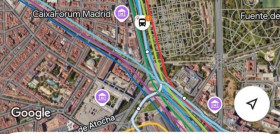 La emt de madrid ofrece la posicion de sus autobuses en google maps