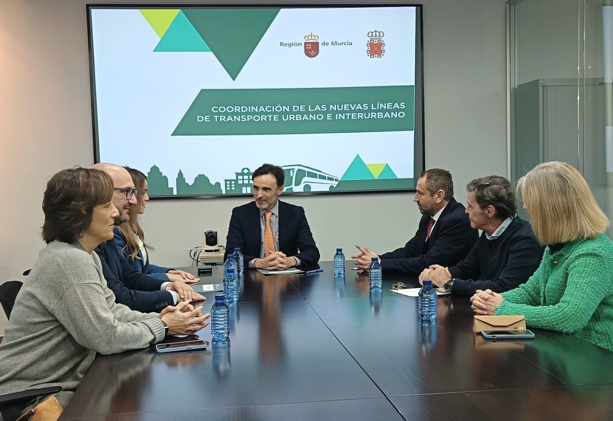 El nuevo modelo de transporte de murcia integrara tres lu00edneas interurbanas