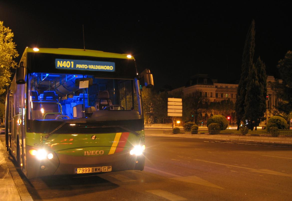 El crtm supera los 21000 usuarios en la parada a demanda en los autobuses nocturnos