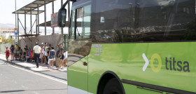 El uso de los autobuses de titsa en santa cruz crece un 7 hasta marzo