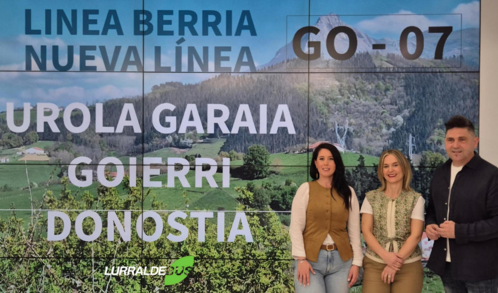 Lurraldebus anuncia una linea que unira el alto urola y goierri con donostia
