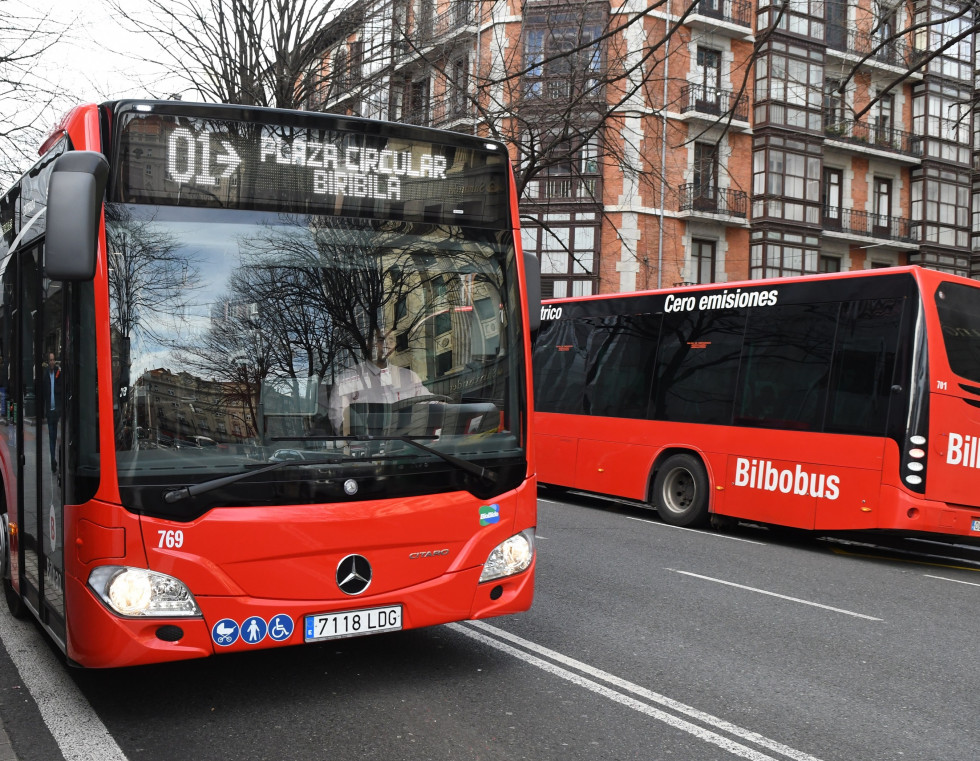 Bilbobus consigue un record historico de viajeros