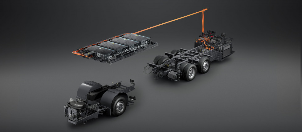 Scania amplia su gama electrica con un chasis le de tres ejes