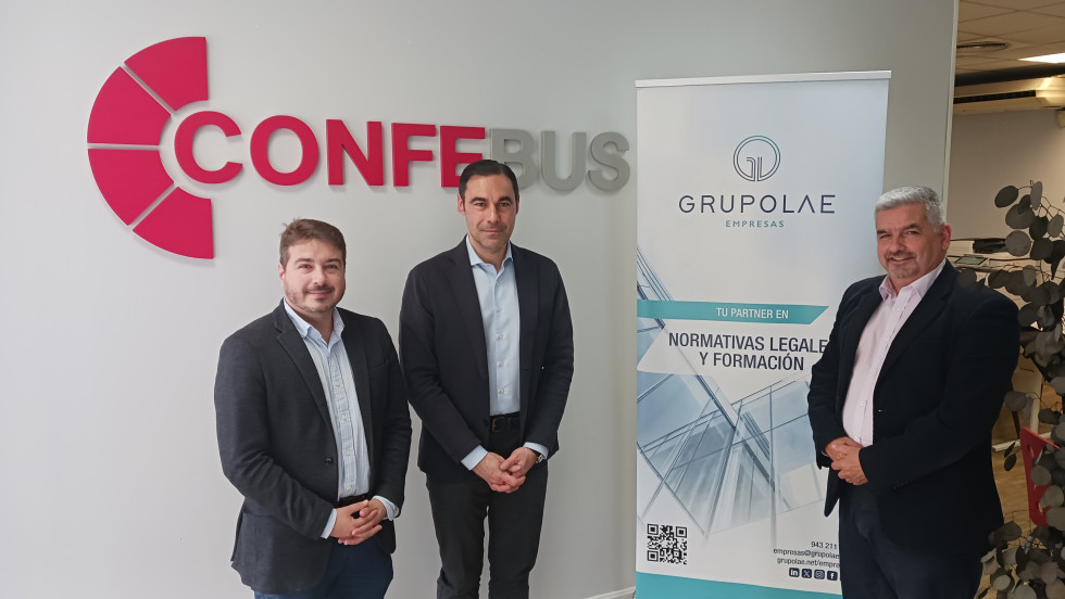 Grupo lae empresas y confebus firman un acuerdo de colaboracion