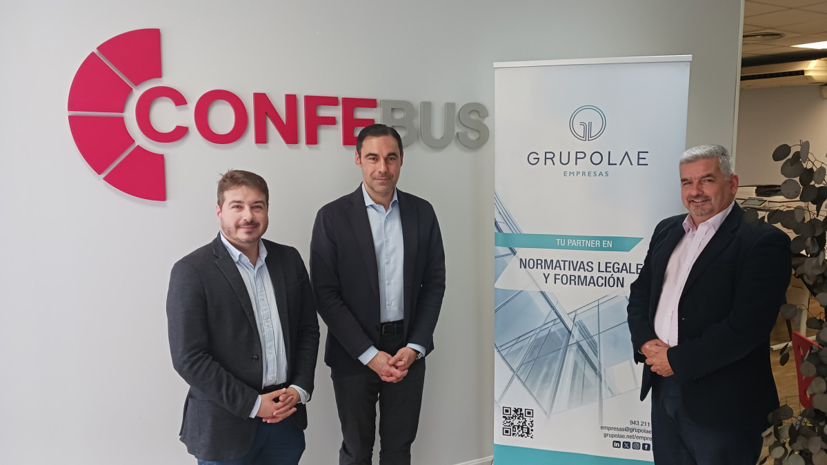 Grupo lae empresas y confebus firman un acuerdo de colaboracion