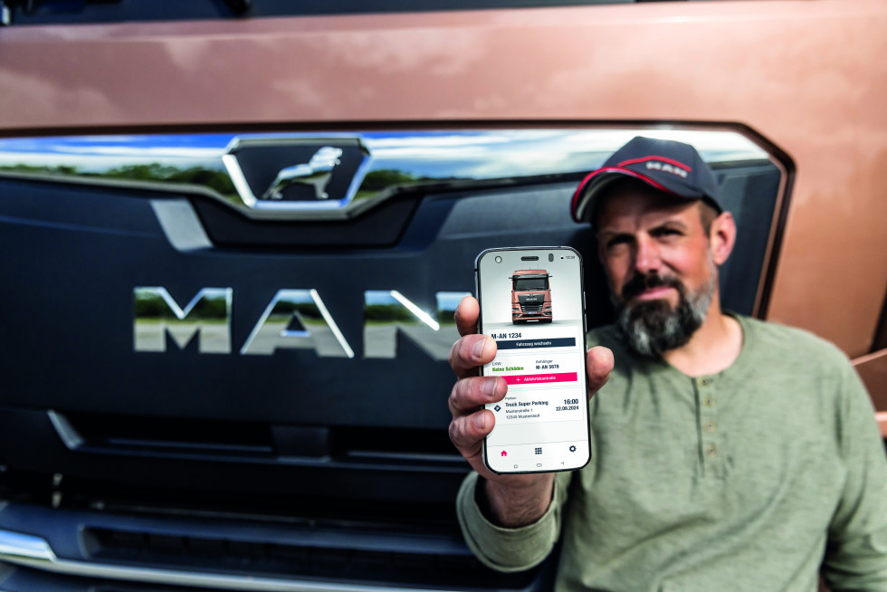Man truck bus galardonada con el telematik award