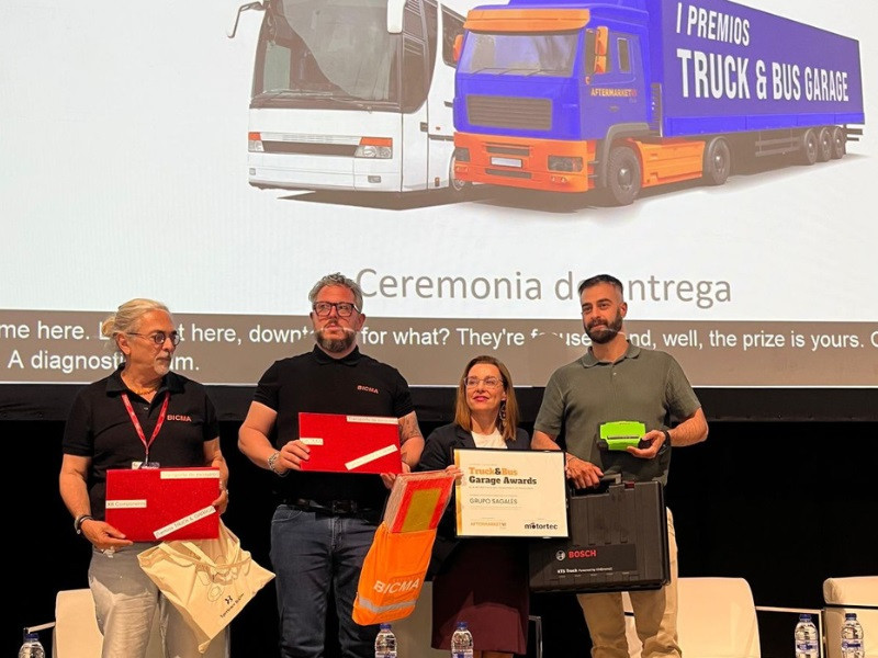 Sagales tussam y vectalia premiadas por su mantenimiento de la flota