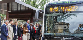 La rioja inaugura la nueva terminal de autobuses de cenicero