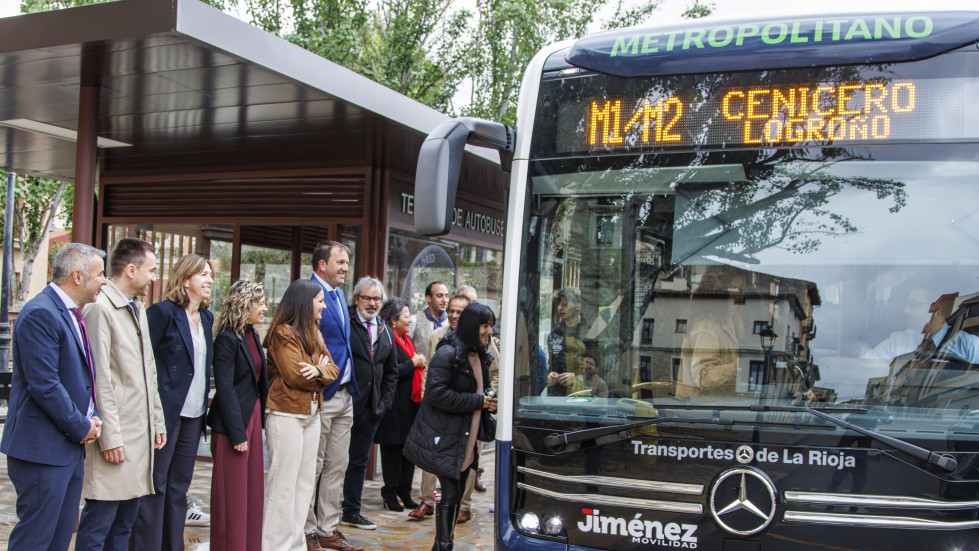 La rioja inaugura la nueva terminal de autobuses de cenicero
