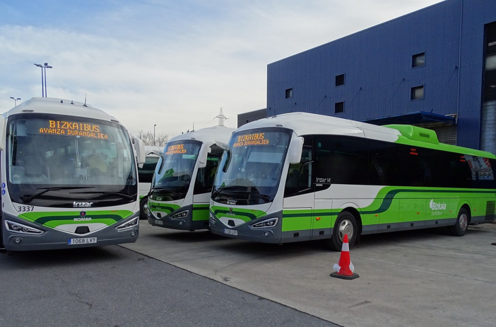 La diputacion de vizcaya prorroga las seis concesiones de bizkaibus