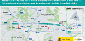 Transportes licita las obras del carril bus de la a2