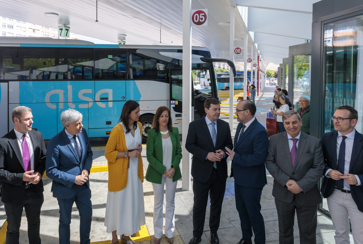 Ponferrada estrena la remodelacion de su estacion de autobuses