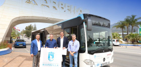 Avanza implanta una linea de autobus en marbella que purifica el aire