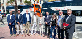 Nuevos autocares de doble piso de moventis para la linea tossa lloret aeropuerto de barcelona